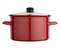 Altom Garnek emaliowany 24 cm 4,6 l pokrywka merlot indukcja - 1611128 - zdjęcie 3